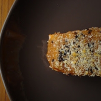 Miso-Mirin Glazed Salmon with Panko-Black Sesame Crust
