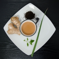 Chai with Ginger, Lemongrass, and Mint