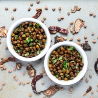Spiced Red Chickpeas with Jaggery ~ Lal Chana